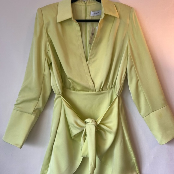 Anthropologie MISHA Tie-Front Mini Blazer Dress - Picture 12 of 15